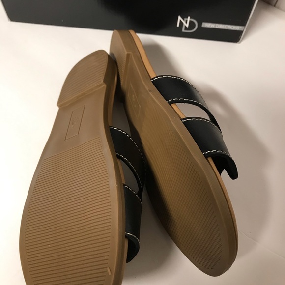Black Sandals slide on in box NWT black slide shoe - Picture 5 of 8